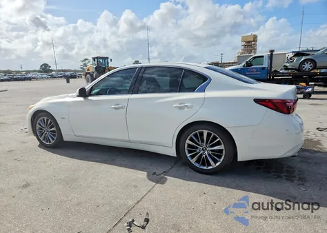 2018 Infiniti Q50 3.0T Luxe z USA, uszkodzony, nr VIN JN1EV7AP8JM364501
